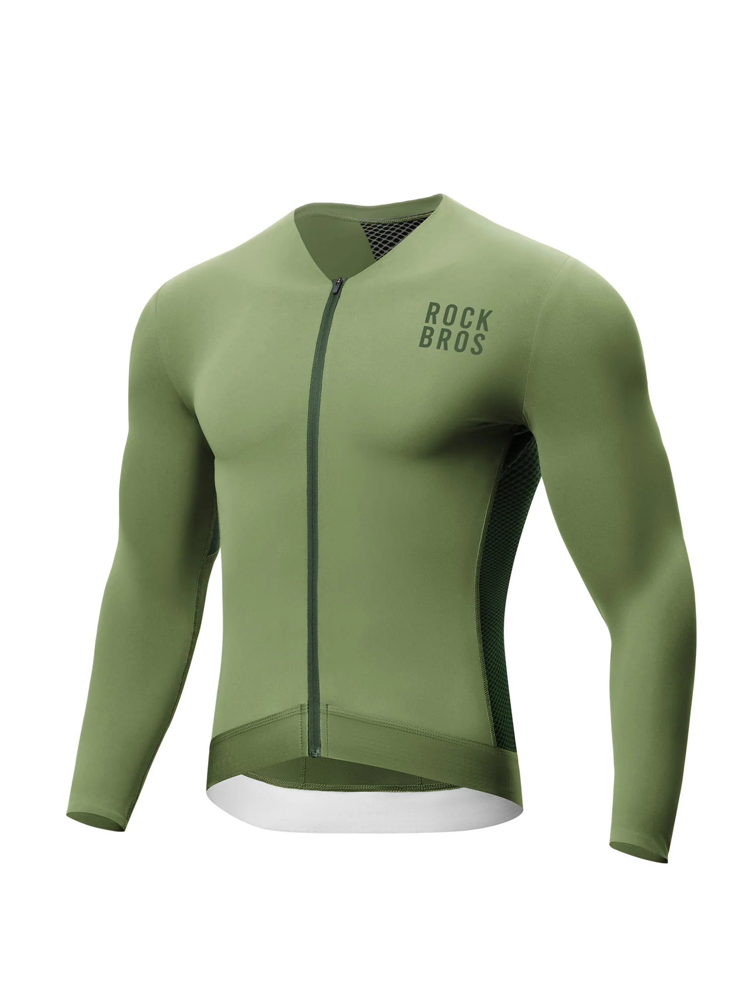 Men's Colorblock Long-Sleeve Cycling Jersey - Image 7