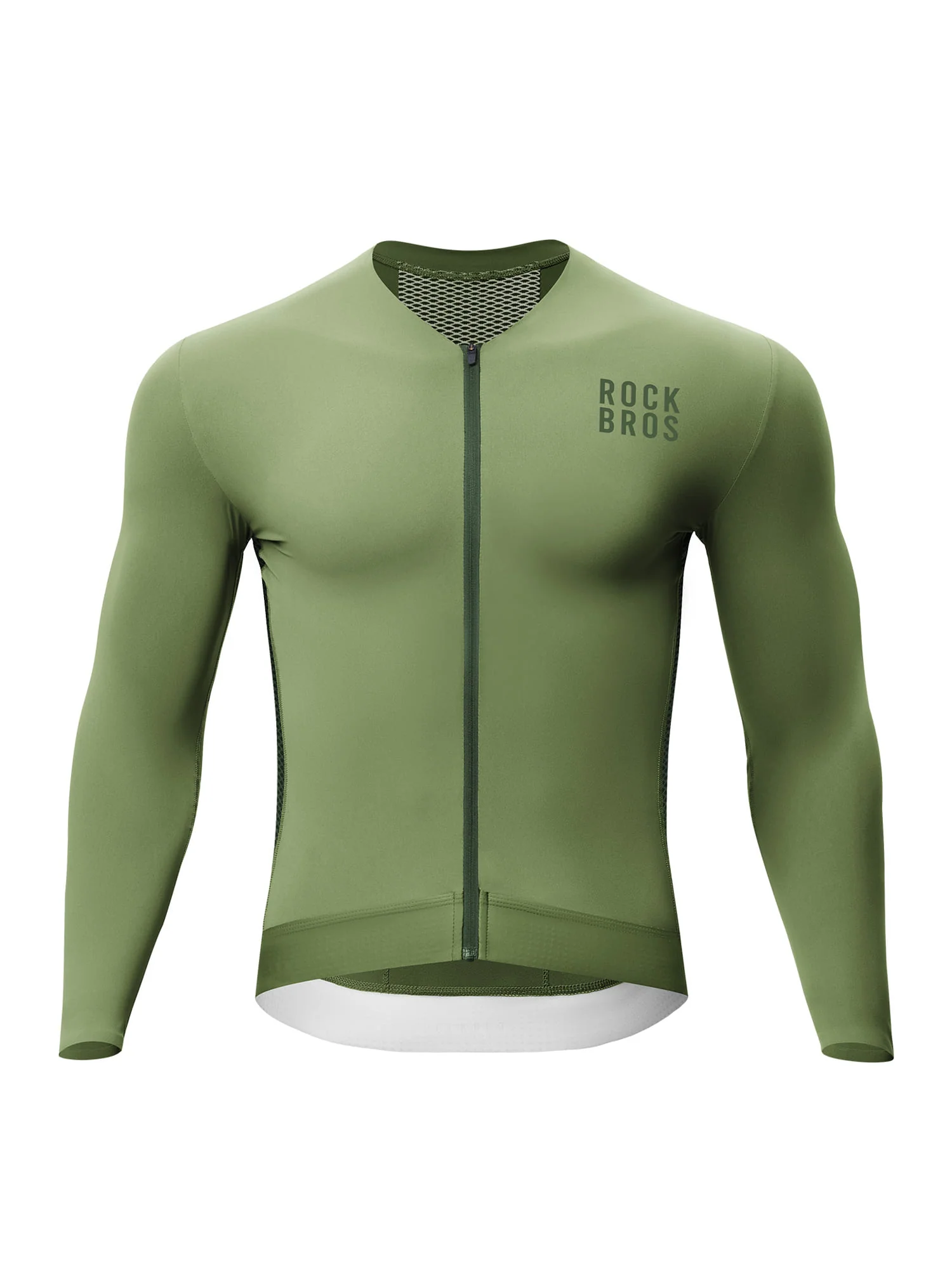 Men's Colorblock Long-Sleeve Cycling Jersey - Image 8