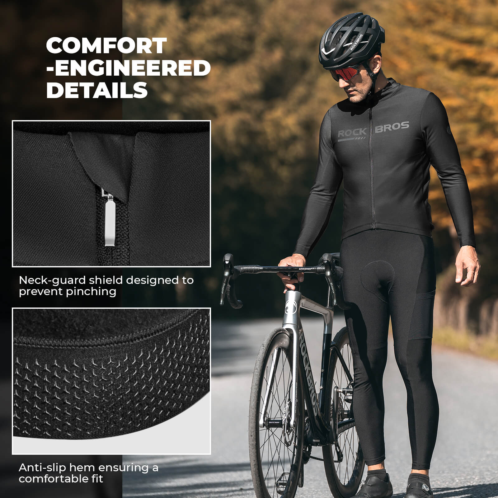 Men's Long-Sleeve Thermal Cycling Jersey - Image 6