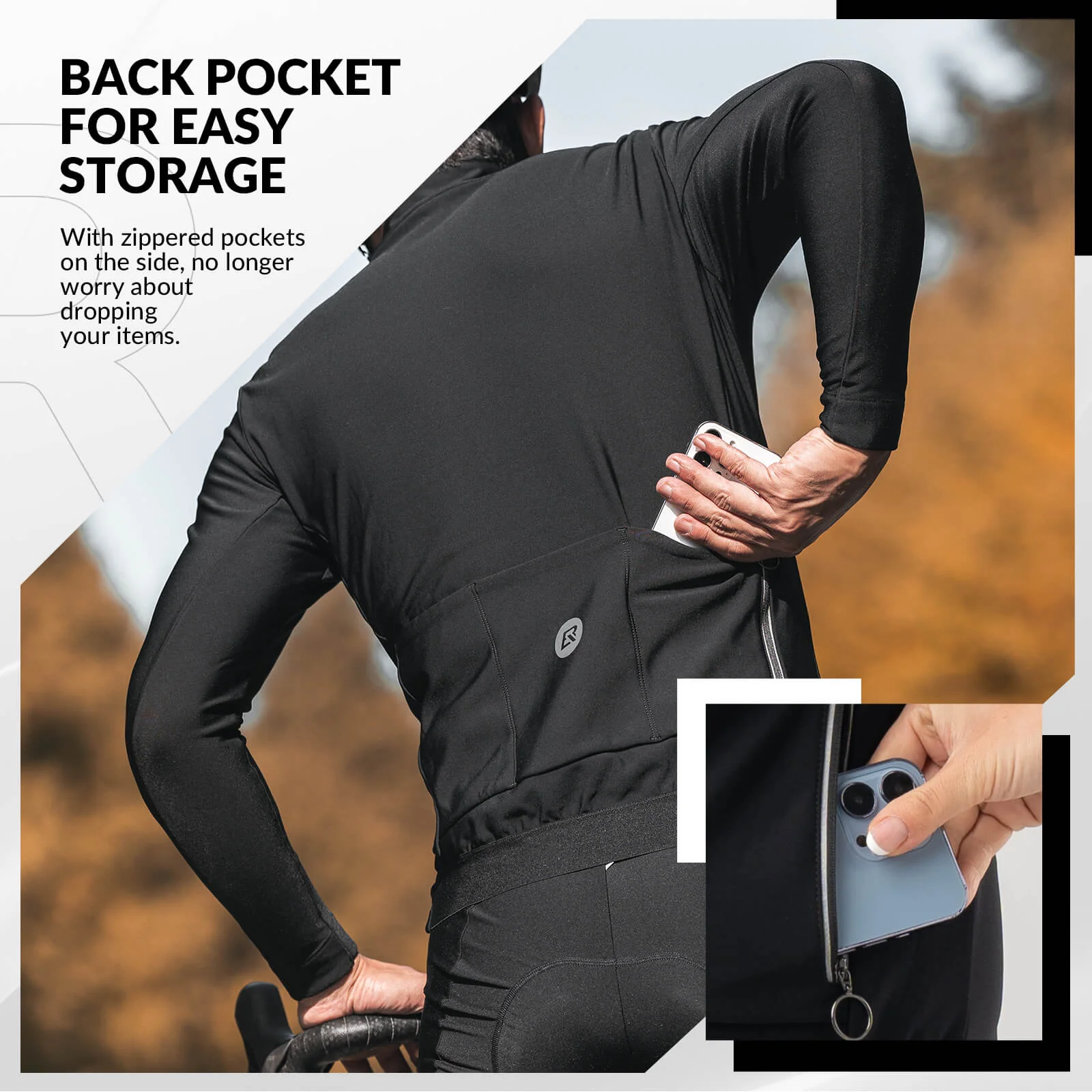 Men's Long-Sleeve Thermal Cycling Jersey - Image 7