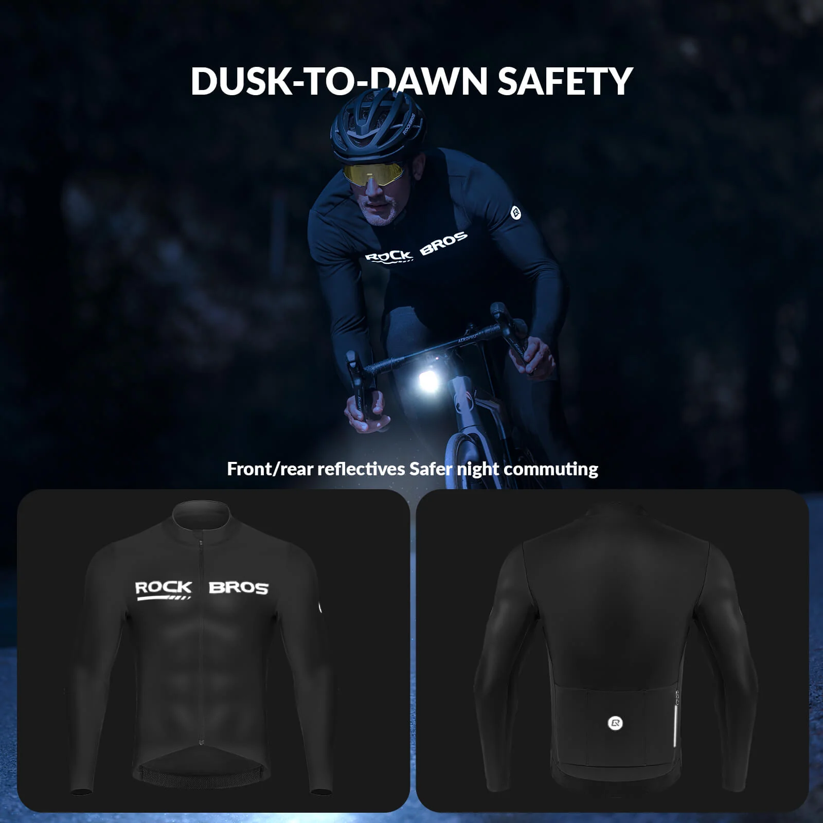 Men's Long-Sleeve Thermal Cycling Jersey - Image 8