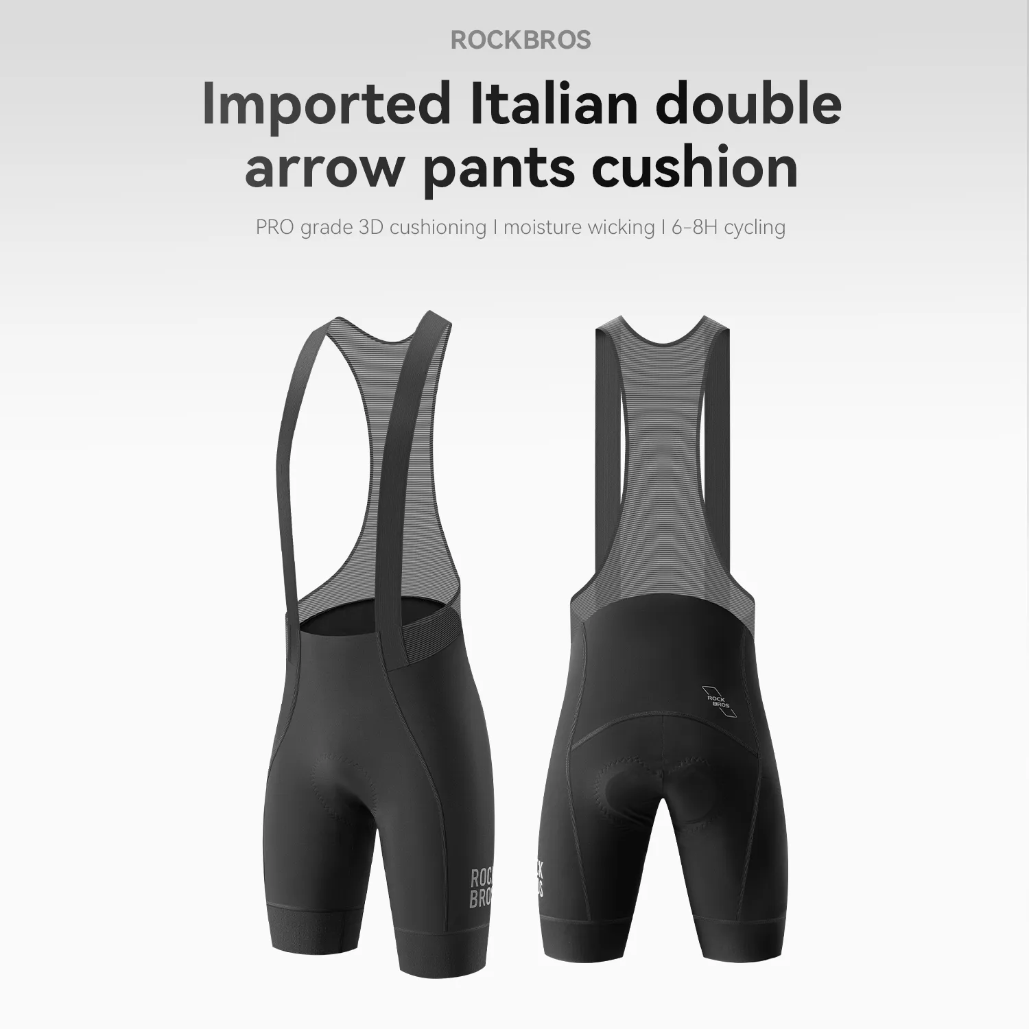 Men's QINGLAN Cycling Bib Shorts with DOLOMITI Pad - Image 4