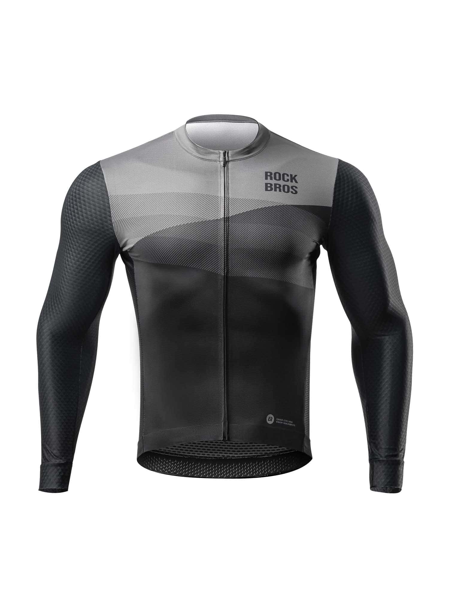 Men's Quick-Dry Long-Sleeve Cycling Jersey - Image 2