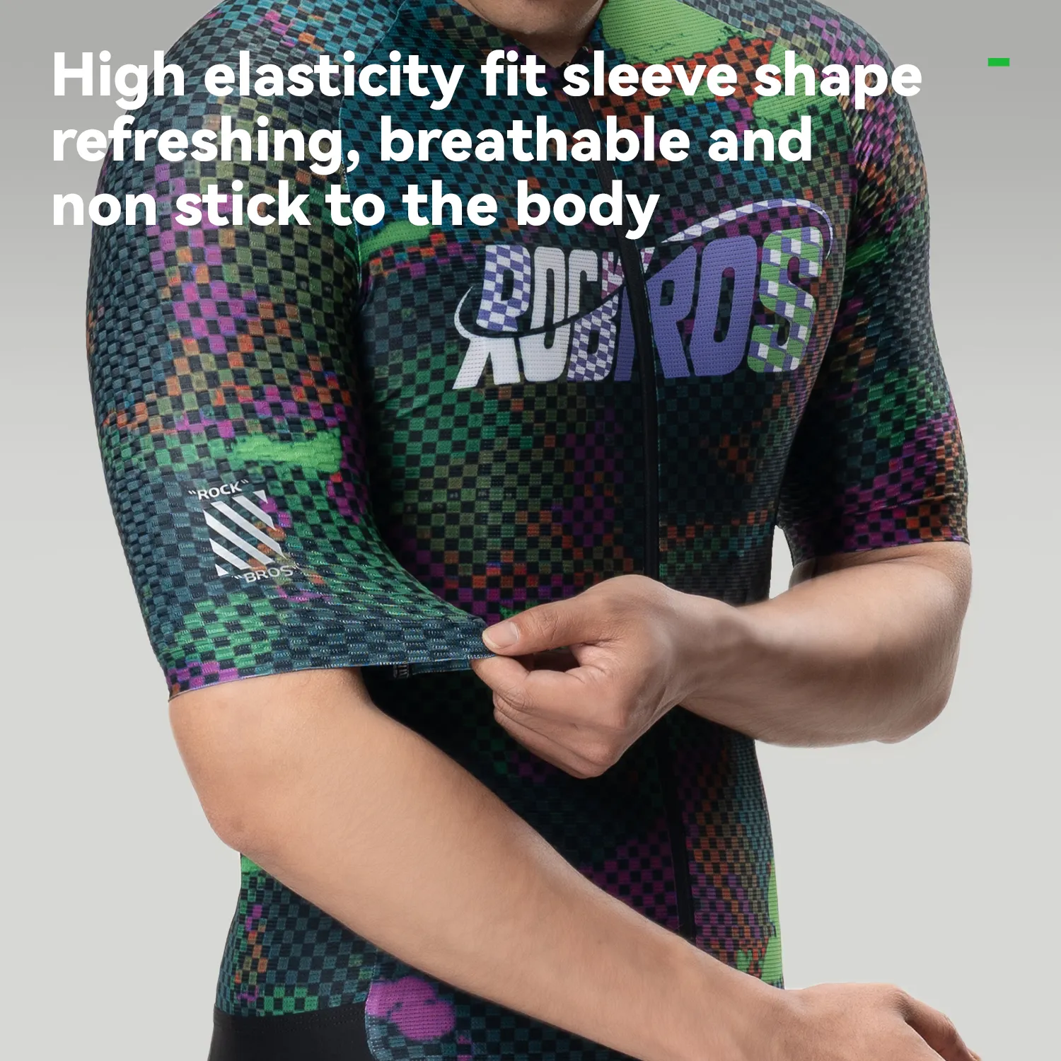 Men's Reflective Breathable Short Sleeve Cycling Jersey - Image 11