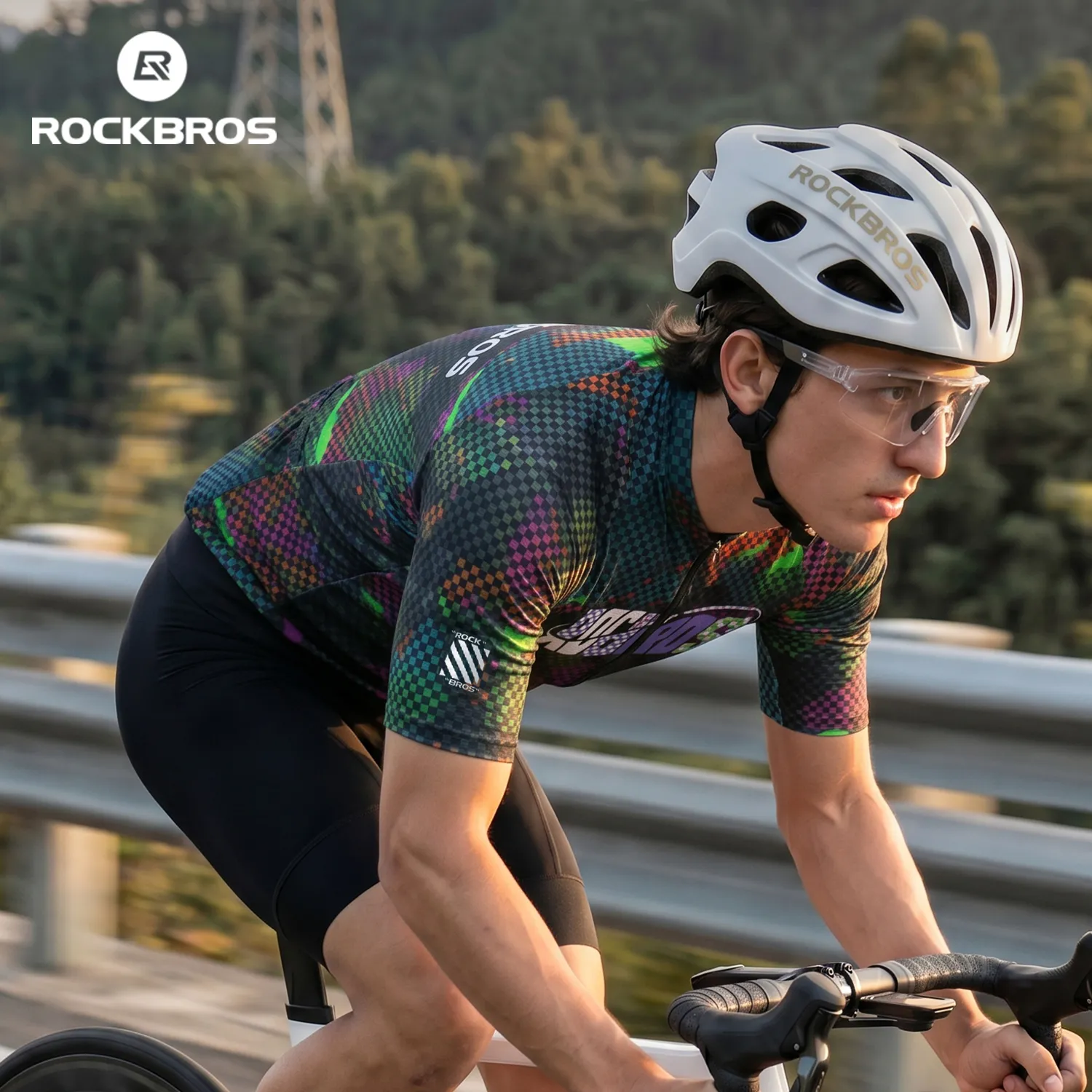 Men's Reflective Breathable Short Sleeve Cycling Jersey - Image 13
