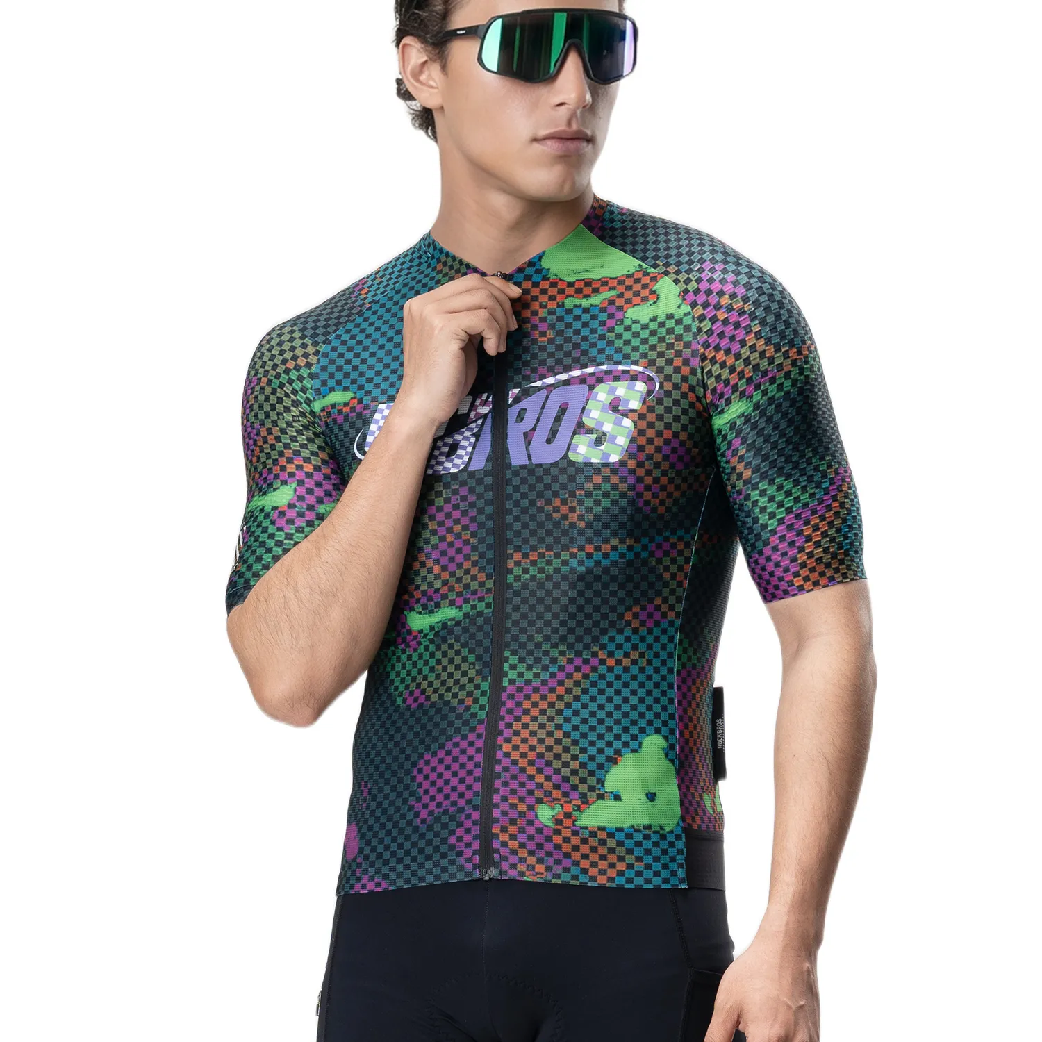 Men's Reflective Breathable Short Sleeve Cycling Jersey - Image 3