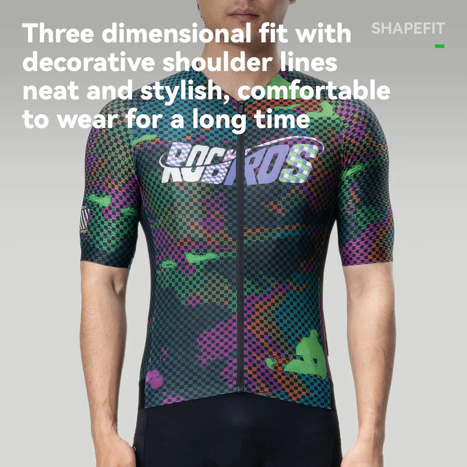 Men's Reflective Breathable Short Sleeve Cycling Jersey - Image 9