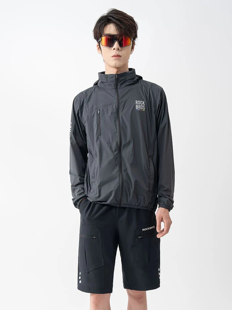 Men's ROAD-TO-SKY Lightweight Cycling Windbreaker - Image 18