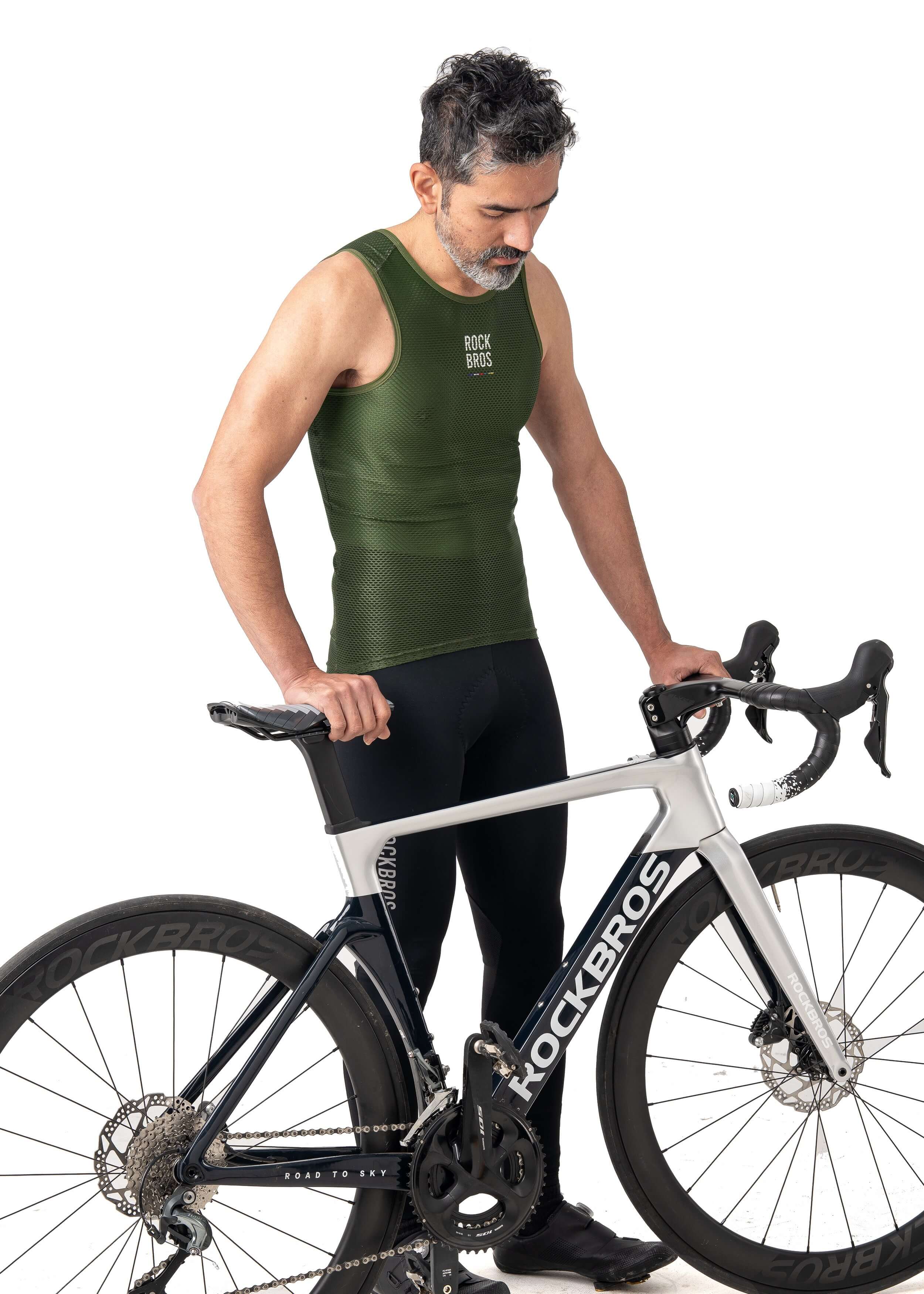 Men's ROAD TO SKY Sleeveless Cycling Base Layer - Image 24
