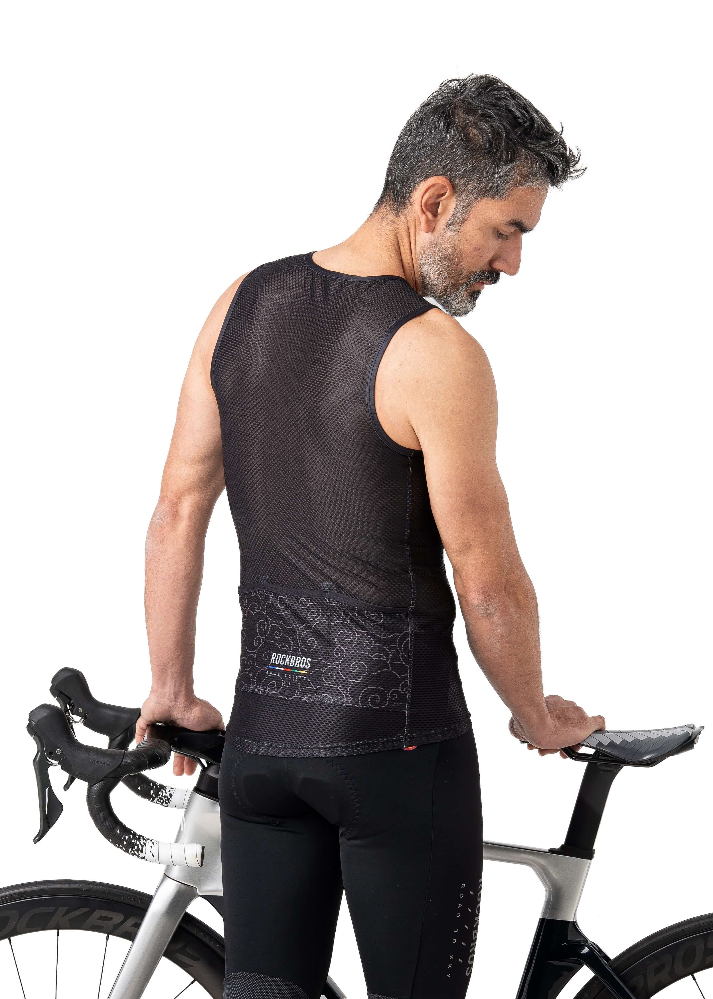Men's ROAD TO SKY Sleeveless Cycling Base Layer - Image 6