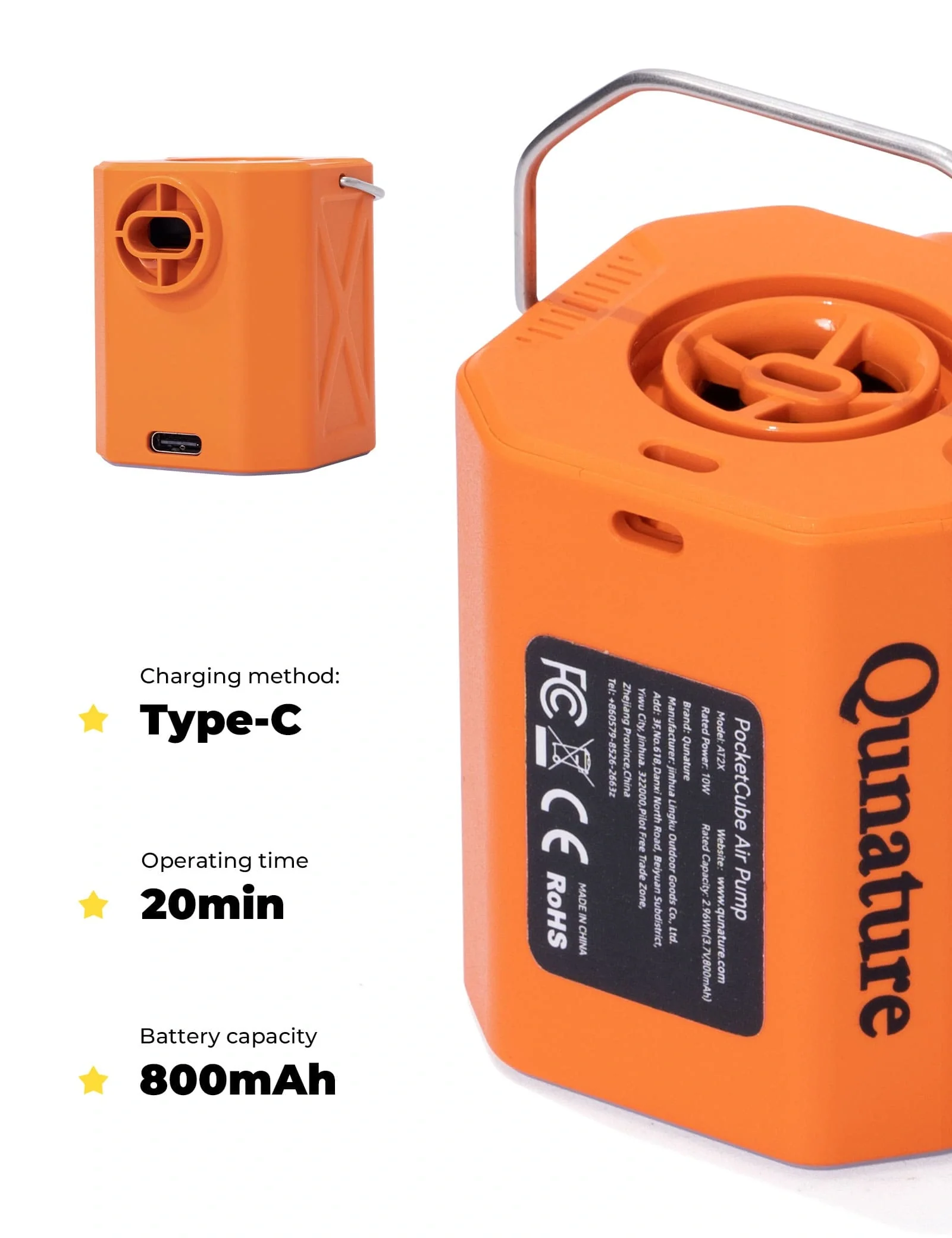 Mini Lightweight Outdoor Air Pump - Image 8