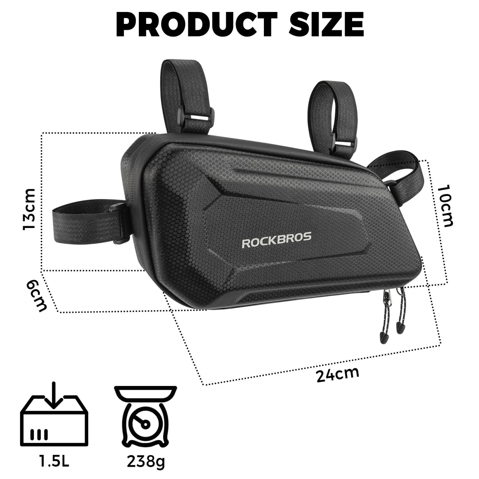 Motorcycle Triangle Side Bag - Image 3