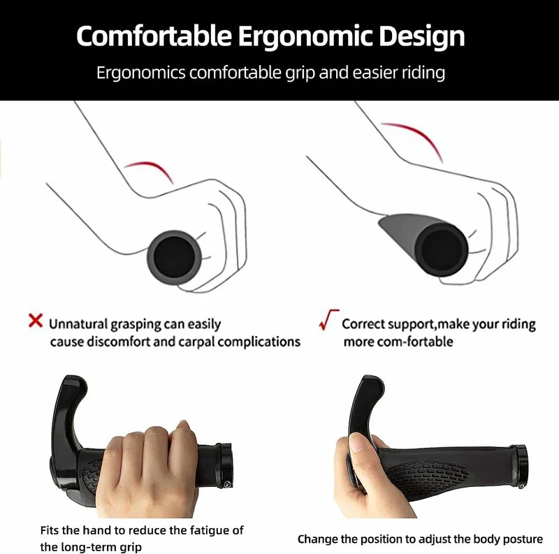 Multi-Position Comfort MTB Handlebar Grips - Image 5