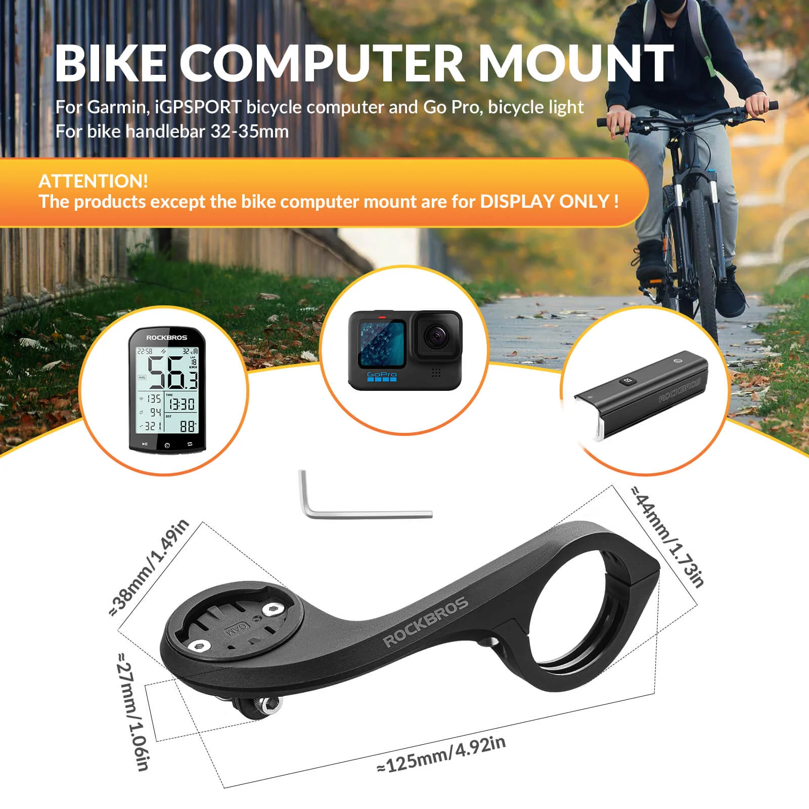Multifunctional Bike Computer Mount - Image 3