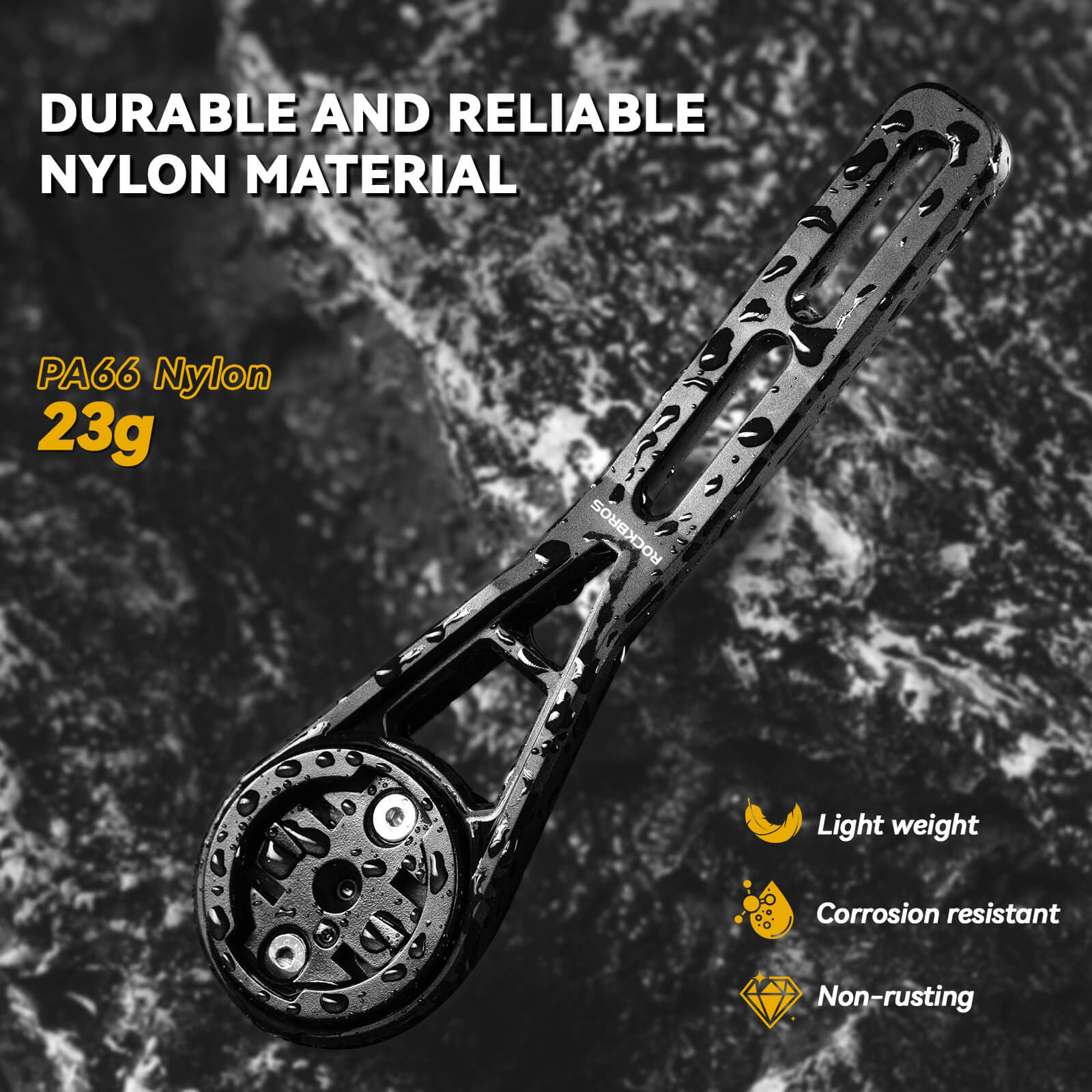 Nylon Bike Computer & Light Mount - Image 3