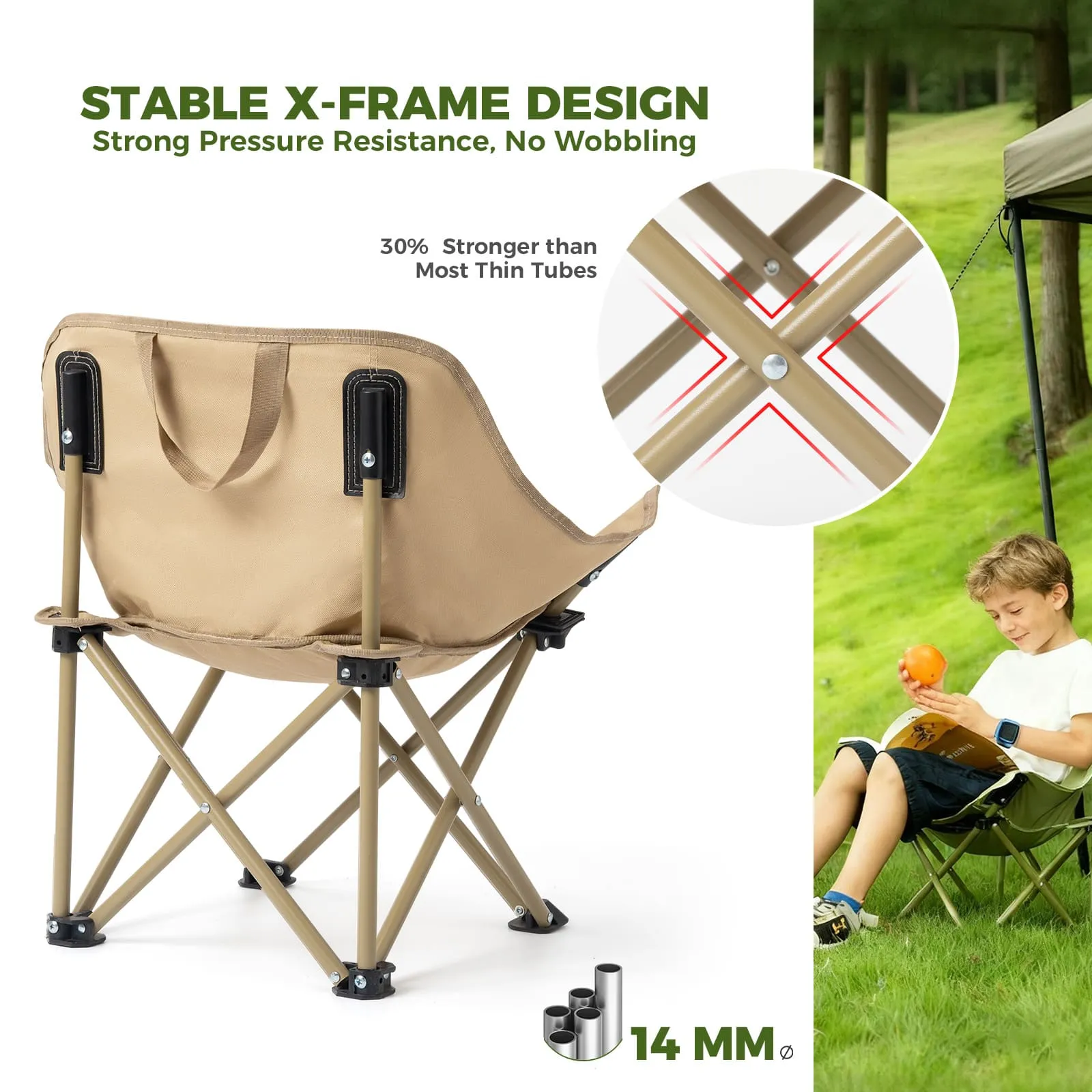 Outdoor Portable Folding Moon Chair - Image 14