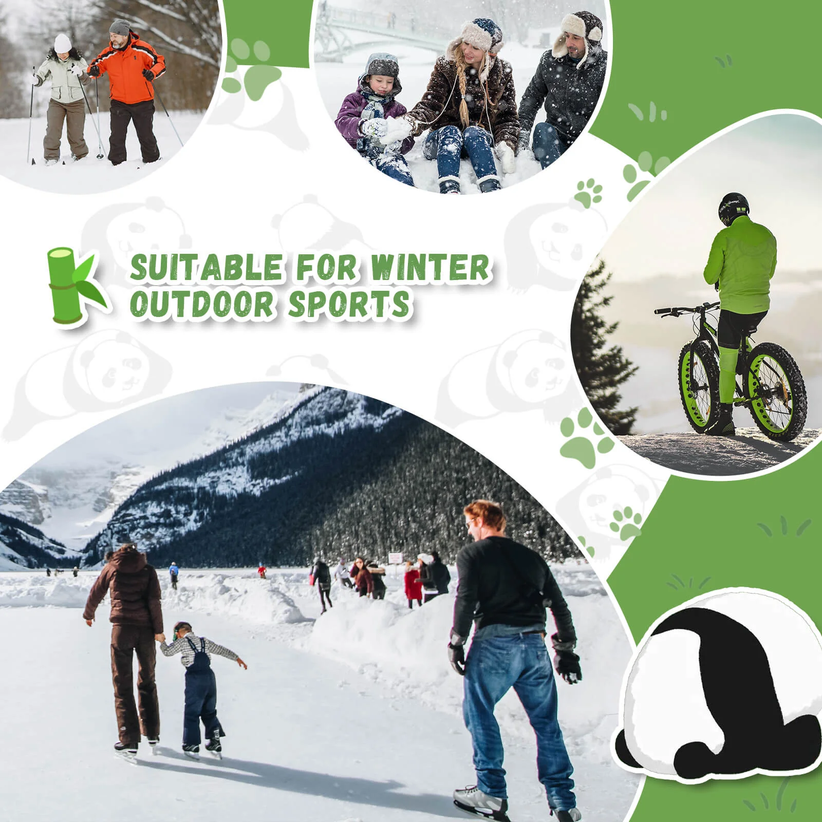 Panda Ski Gloves - Image 7