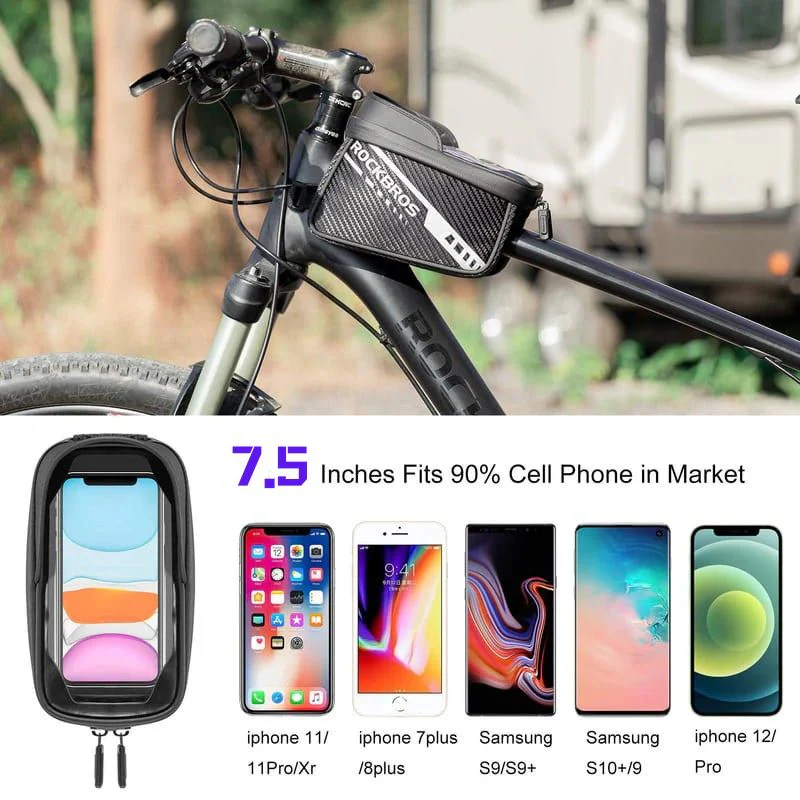 Phone Holder Top Tube Bag – Under 7.5” - Image 3