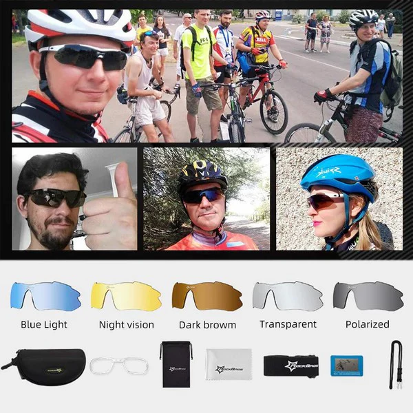 Polarized Cycling Sunglasses UV Protection - Image 17