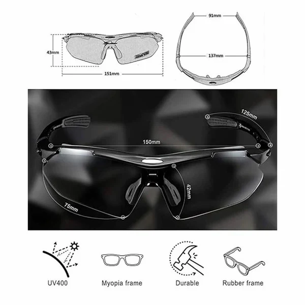 Polarized Cycling Sunglasses UV Protection - Image 5