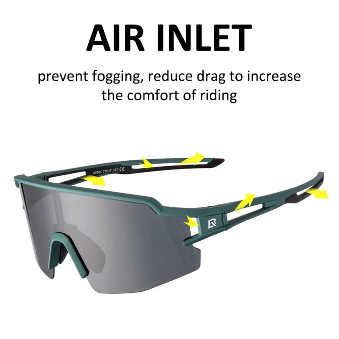 Polarized Cycling Sunglasses UV Protection Sports Eyewear - Image 12