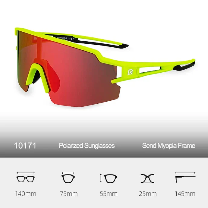 Polarized Cycling Sunglasses UV Protection Sports Eyewear - Image 18