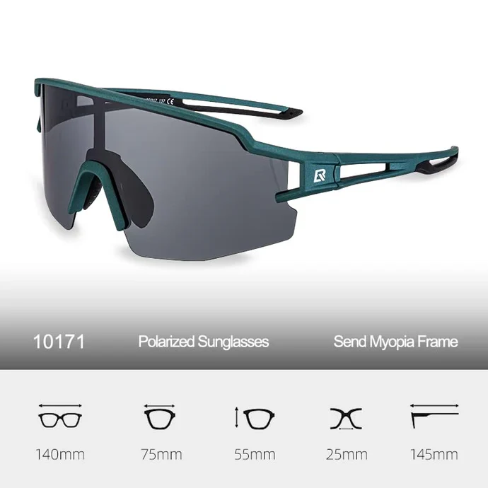 Polarized Cycling Sunglasses UV Protection Sports Eyewear - Image 19