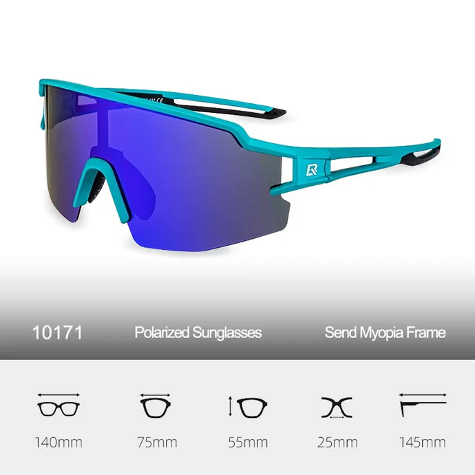 Polarized Cycling Sunglasses UV Protection Sports Eyewear - Image 21