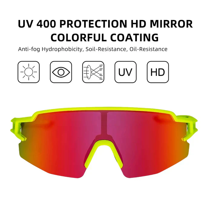 Polarized Cycling Sunglasses UV Protection Sports Eyewear - Image 6