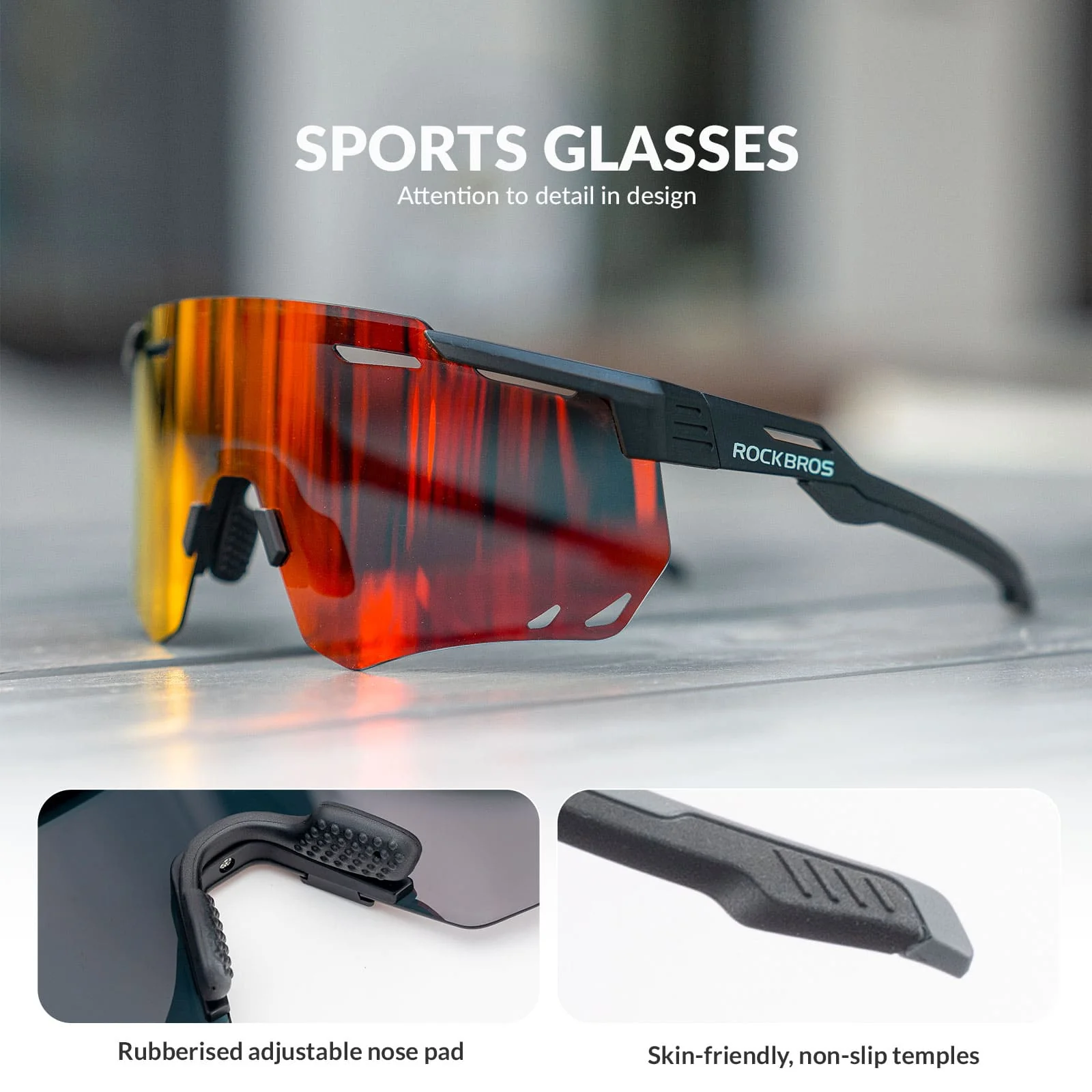 Polarized Windproof Cycling Glasses - Image 5