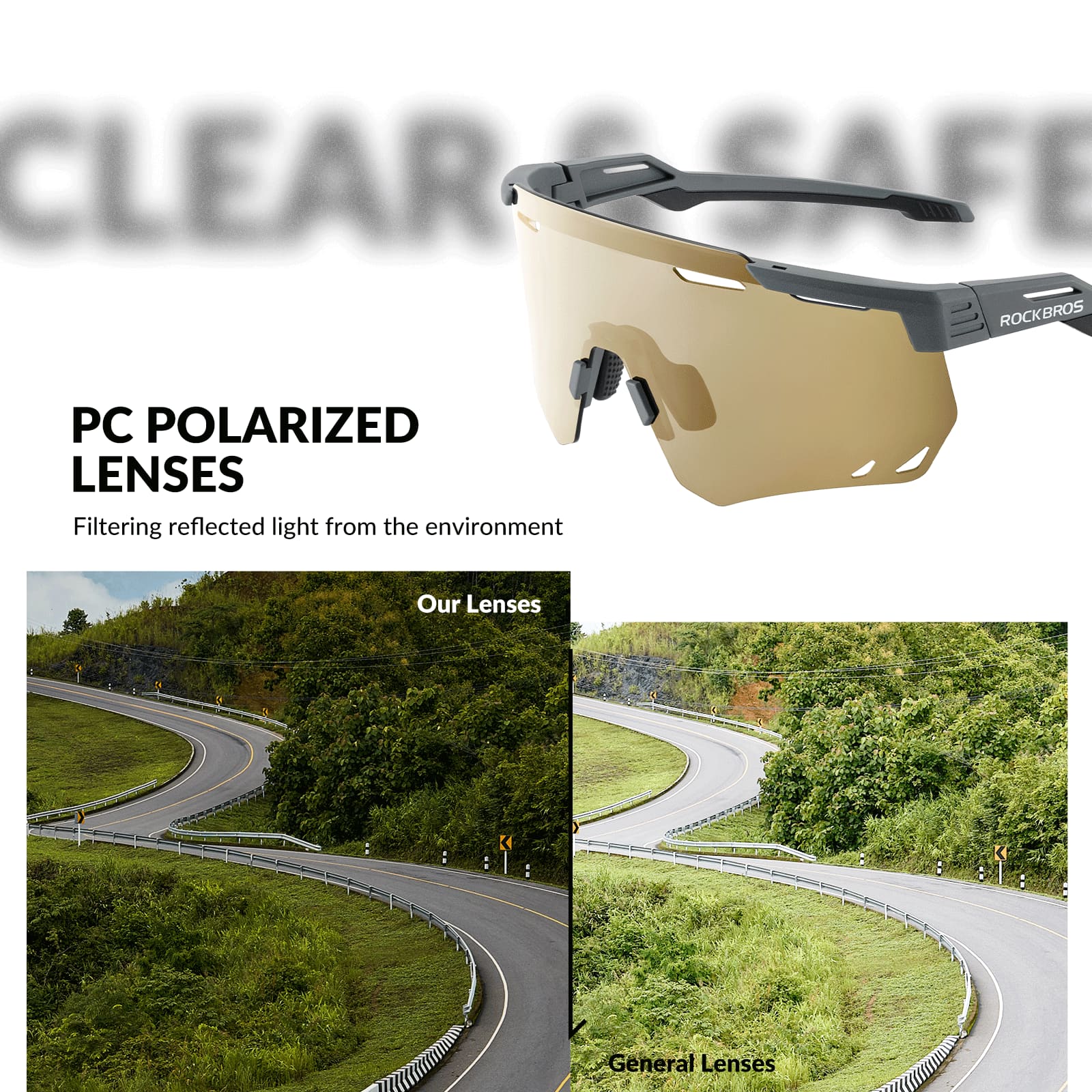 Polarized Windproof Cycling Glasses - Image 8