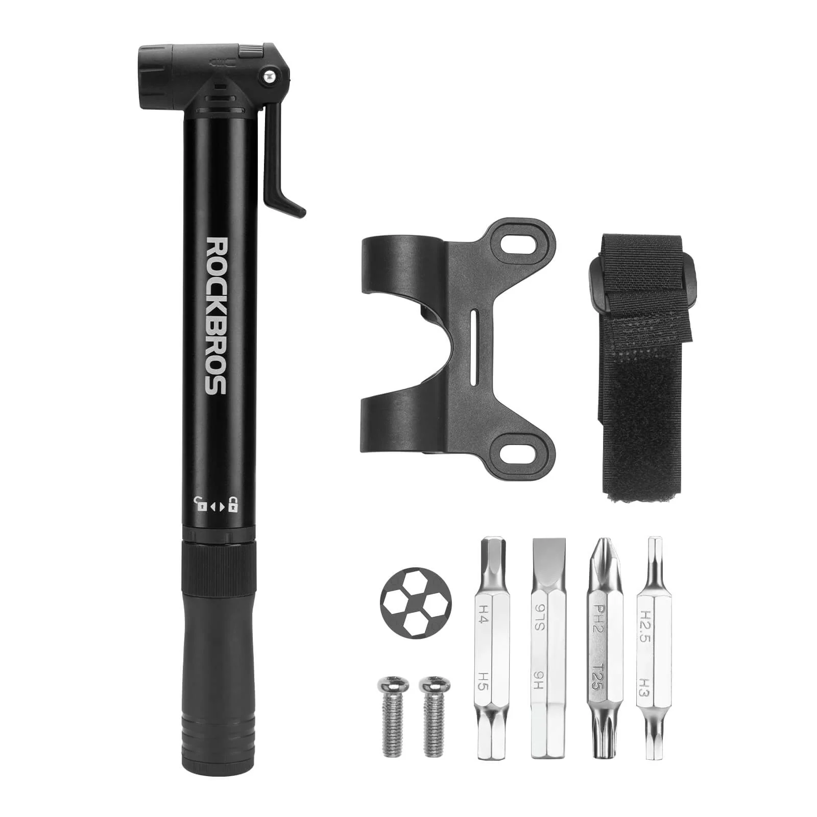 Portable Bike Pump - 80 PSI High Pressure
