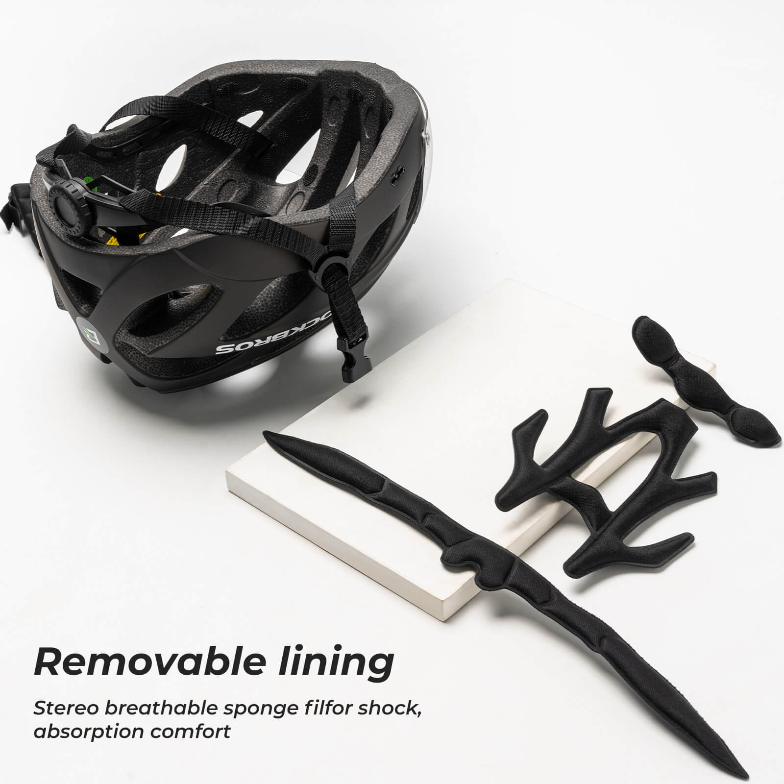 Pottier Bike Helmet with Visor and Goggles - Image 10