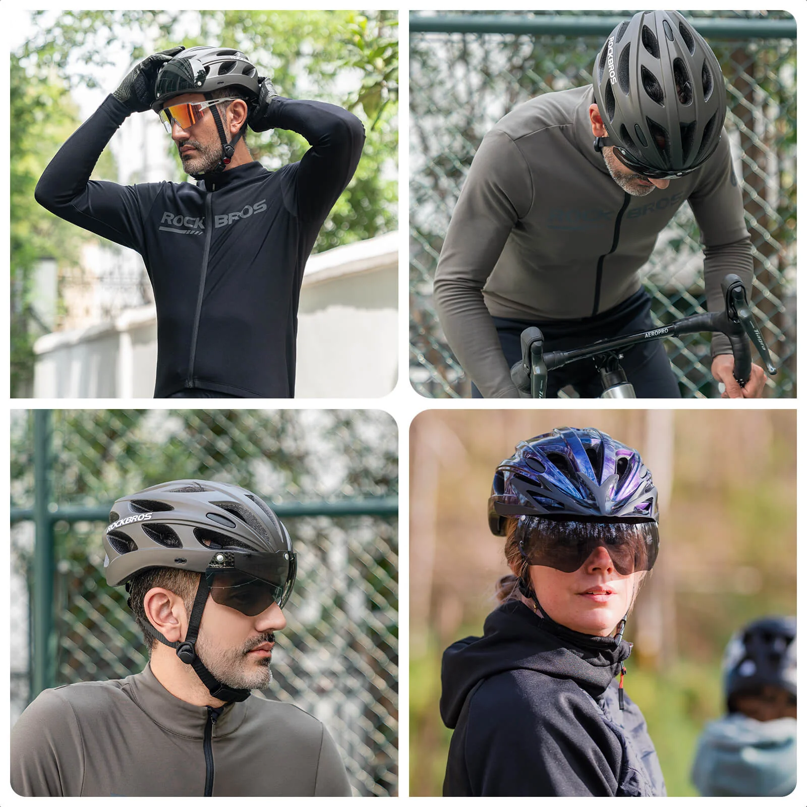 Pottier Bike Helmet with Visor and Goggles - Image 13