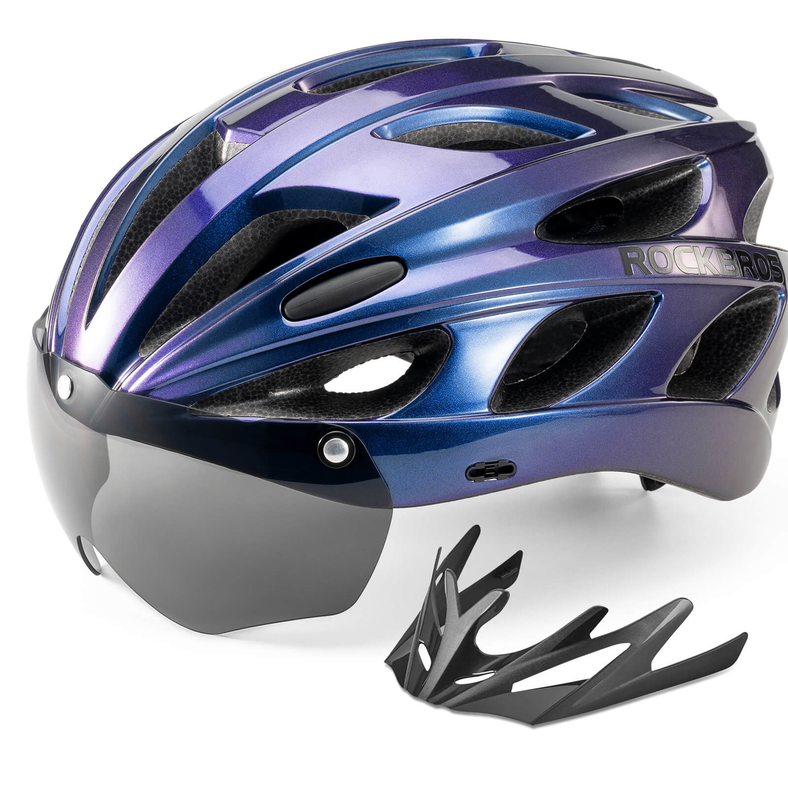 Pottier Bike Helmet with Visor and Goggles - Image 3