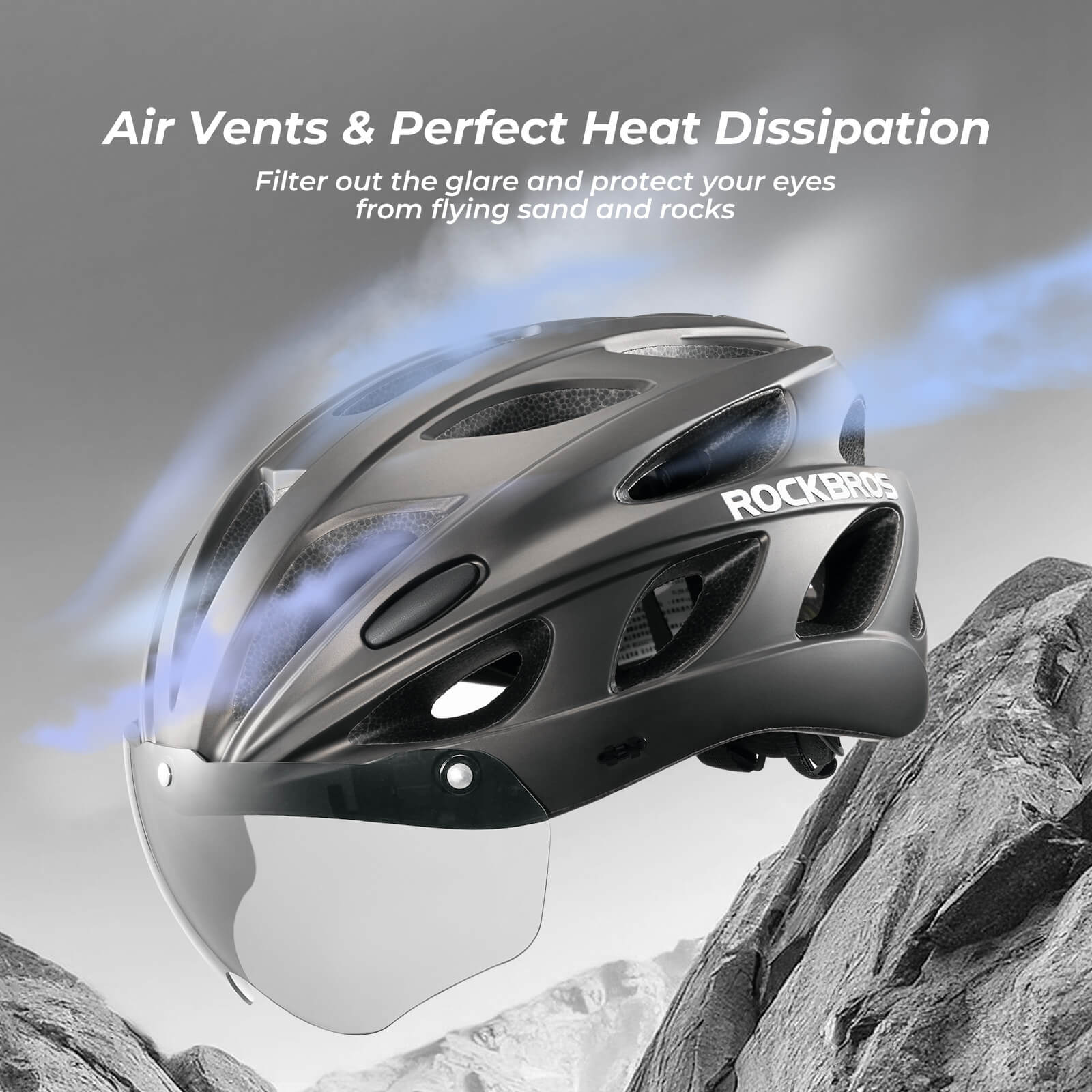 Pottier Bike Helmet with Visor and Goggles - Image 9
