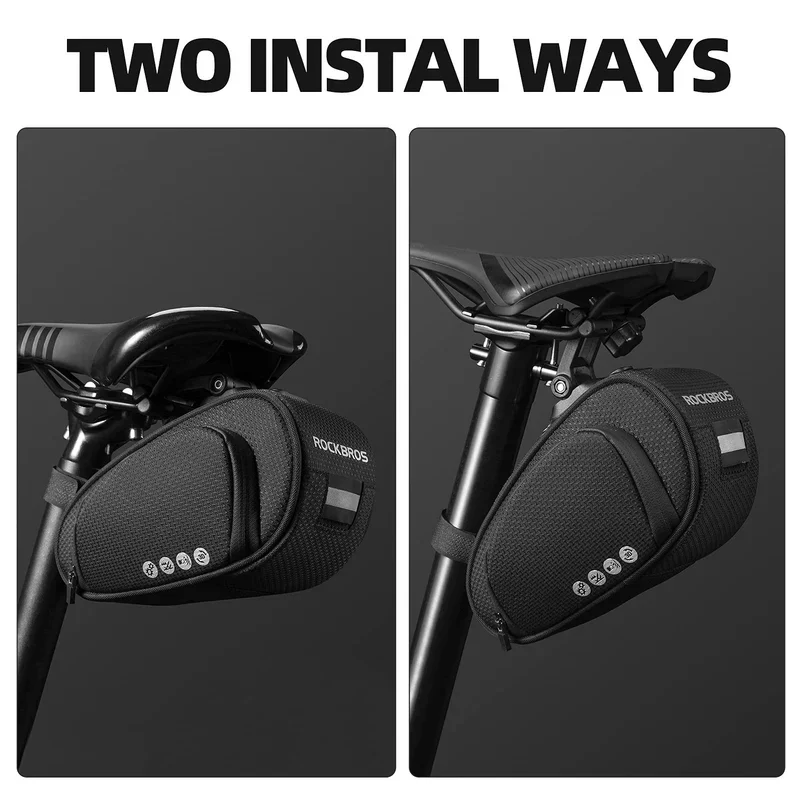 Quick-Release 500D Bike Saddle Bag - Image 4