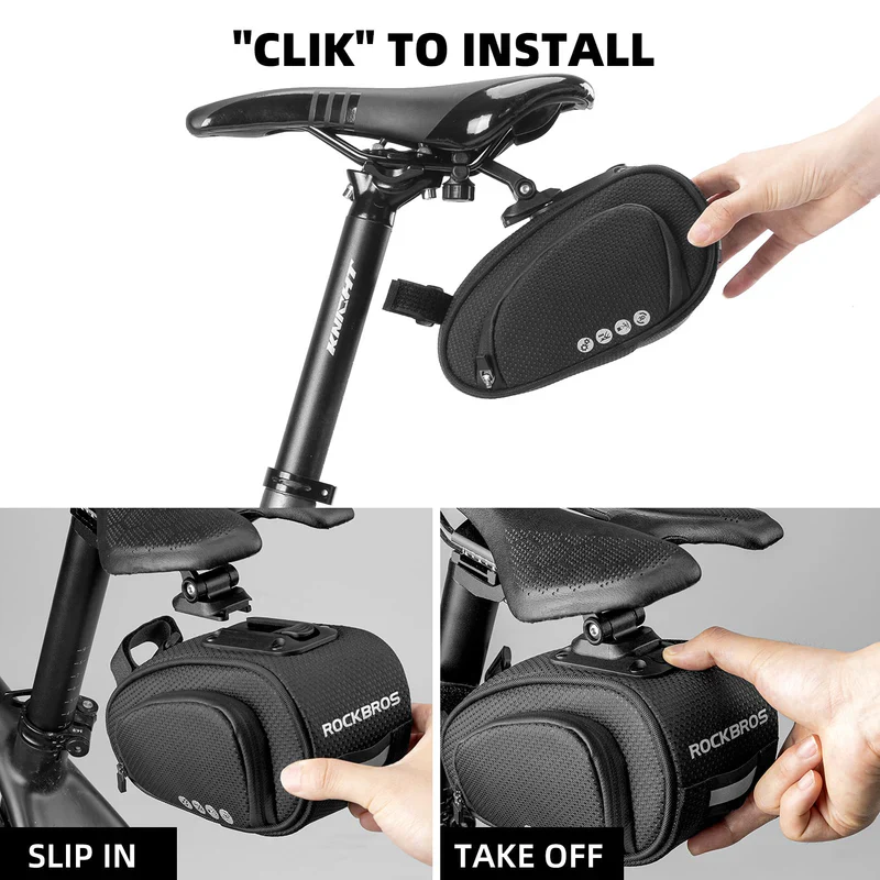Quick-Release 500D Bike Saddle Bag - Image 5