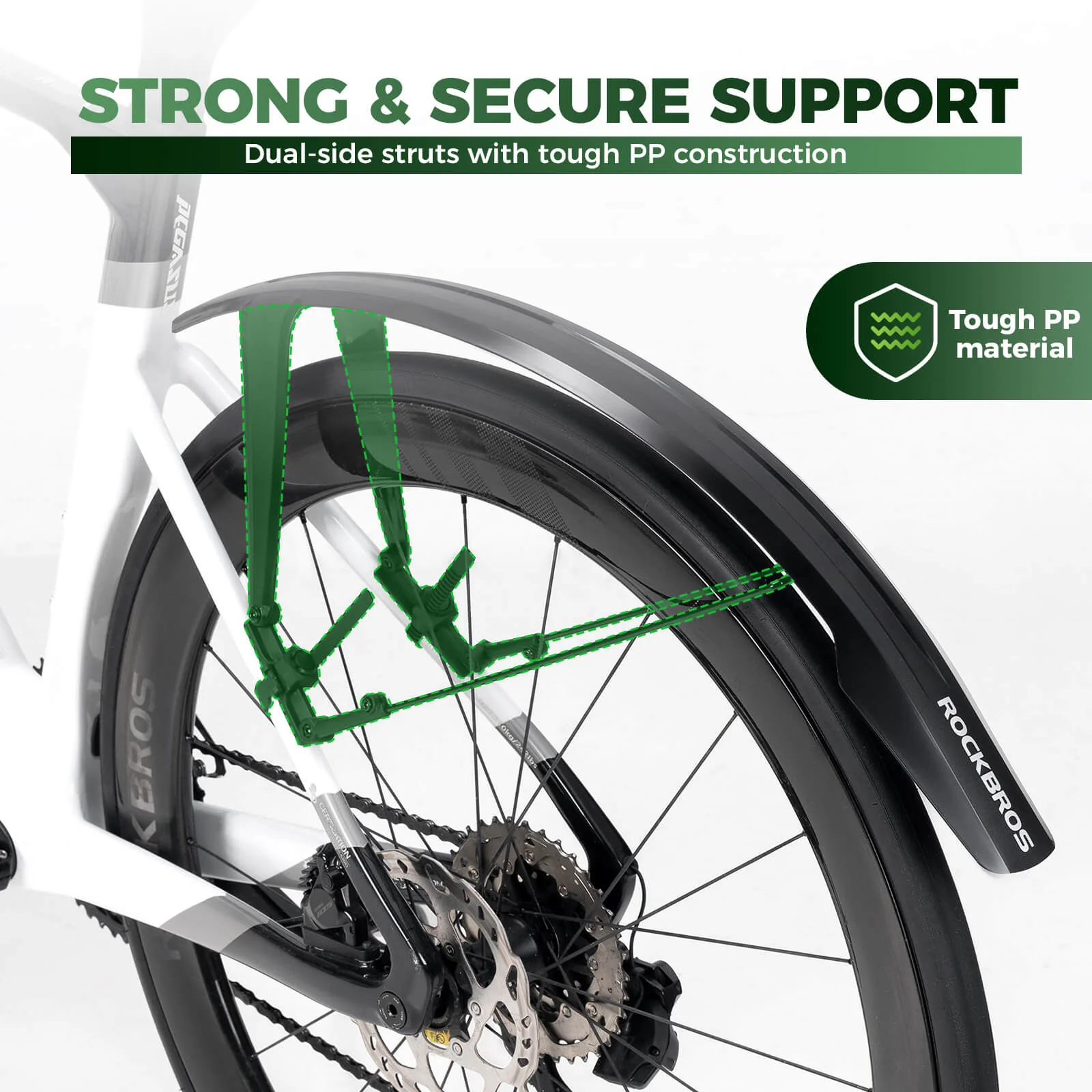 Quick Release Front & Rear Bike Fenders - Image 6