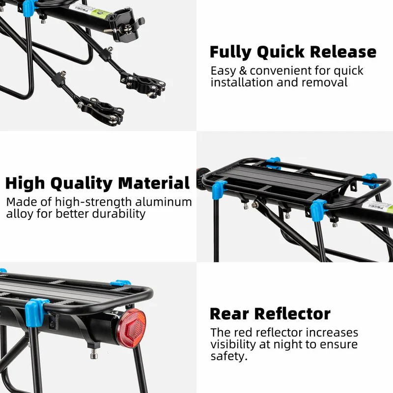 Quick Release Rear Bike Rack for Mountain Bikes - Image 6
