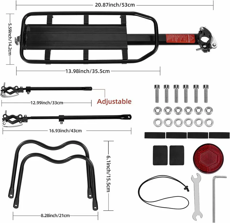 Quick Release Seatpost Bike Rack - Image 3
