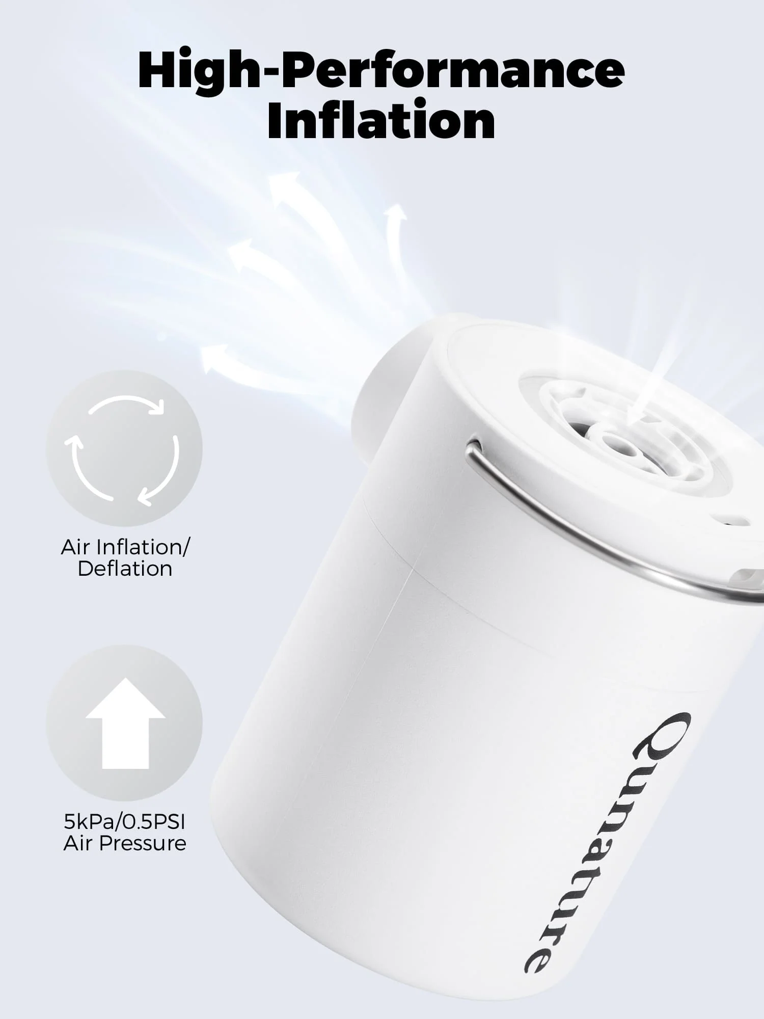Qunature Mini Electric Air Pump for Camping & Outdoor Gear - Image 18