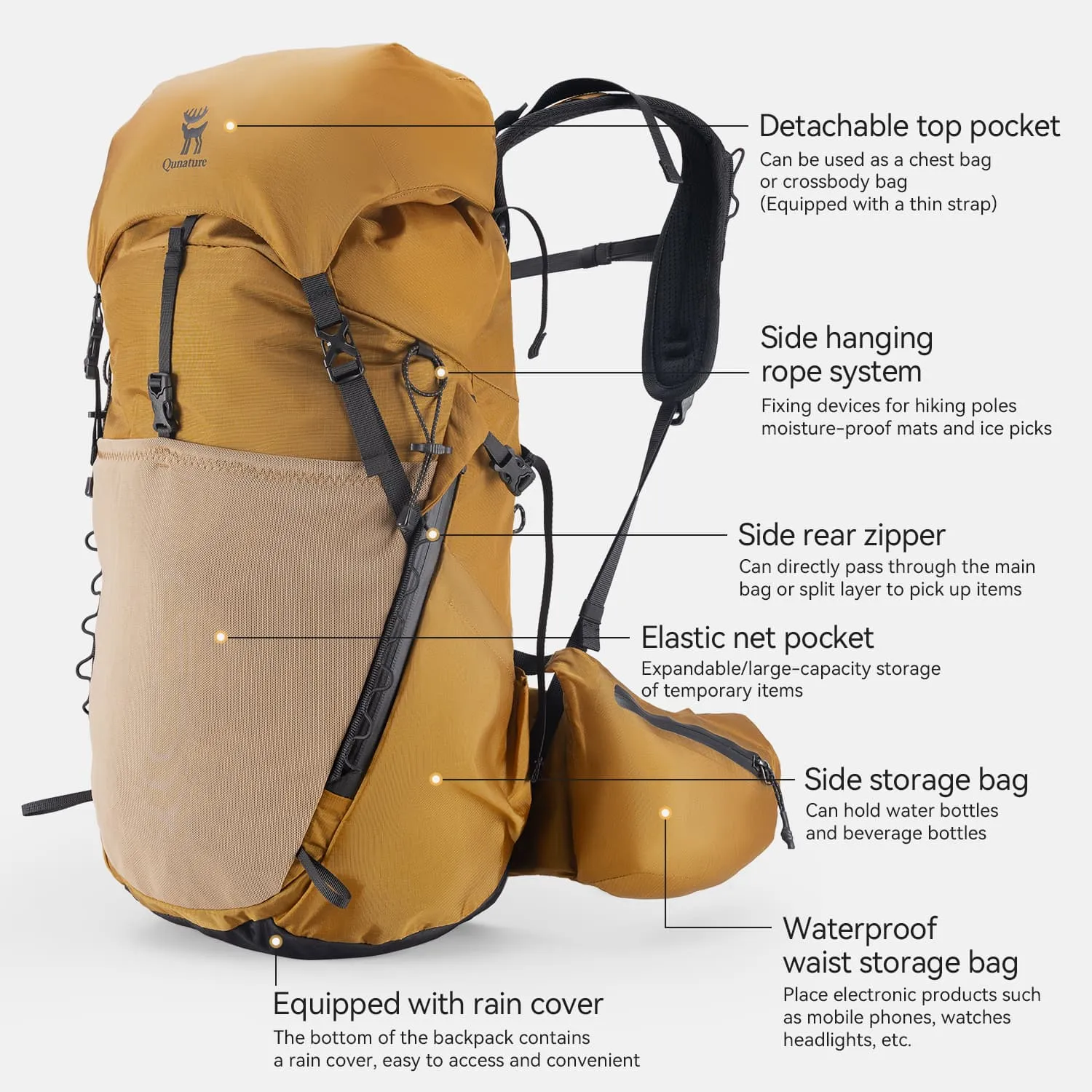 Outdoor Lightweight Hiking Backpack-25L - Image 9