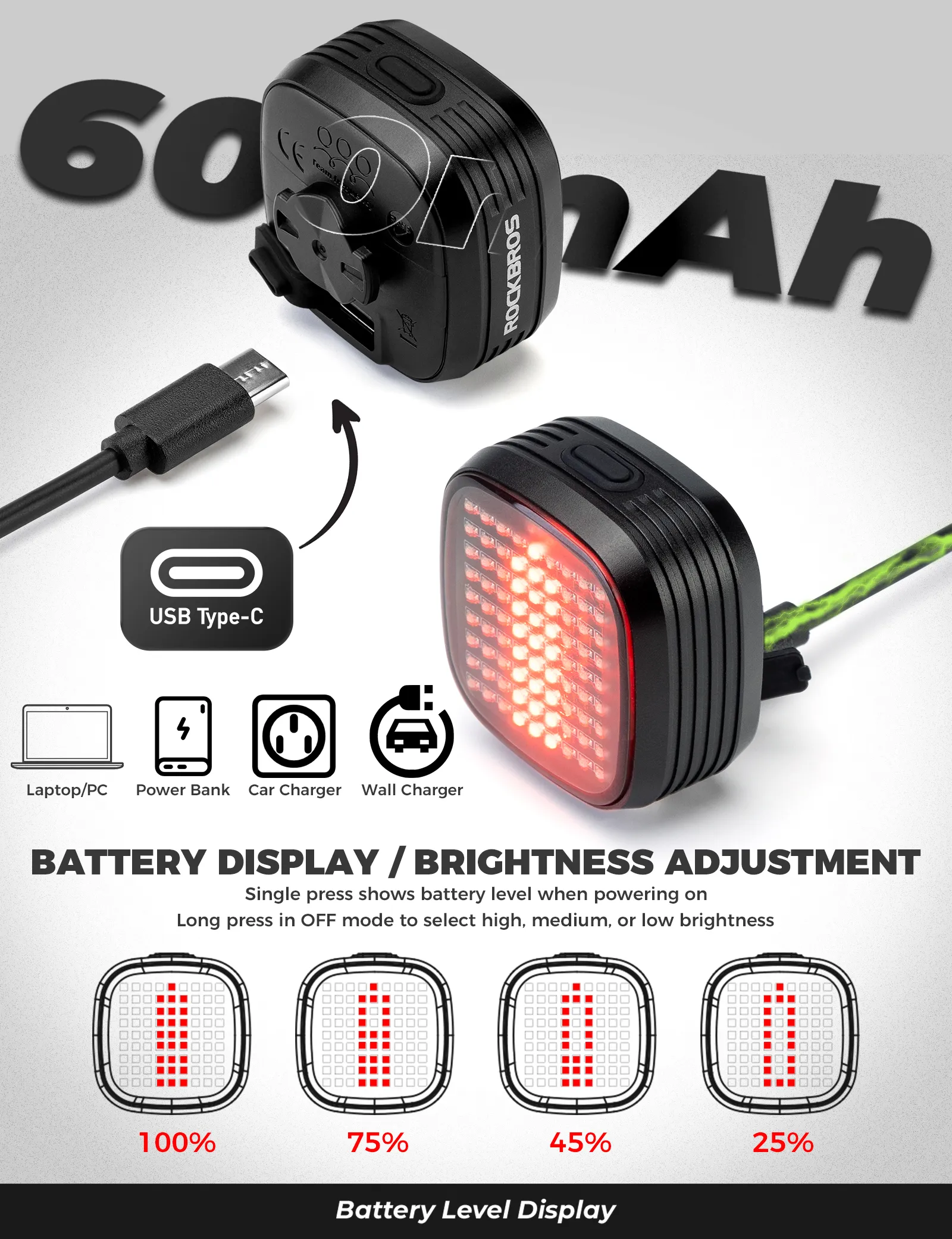 R7 Synchronized Bike Tail Light - Image 5