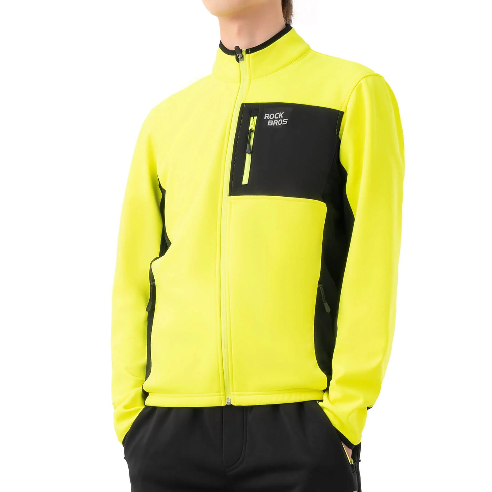 Unisex Reflective Thermal Cycling Jacket - Image 3