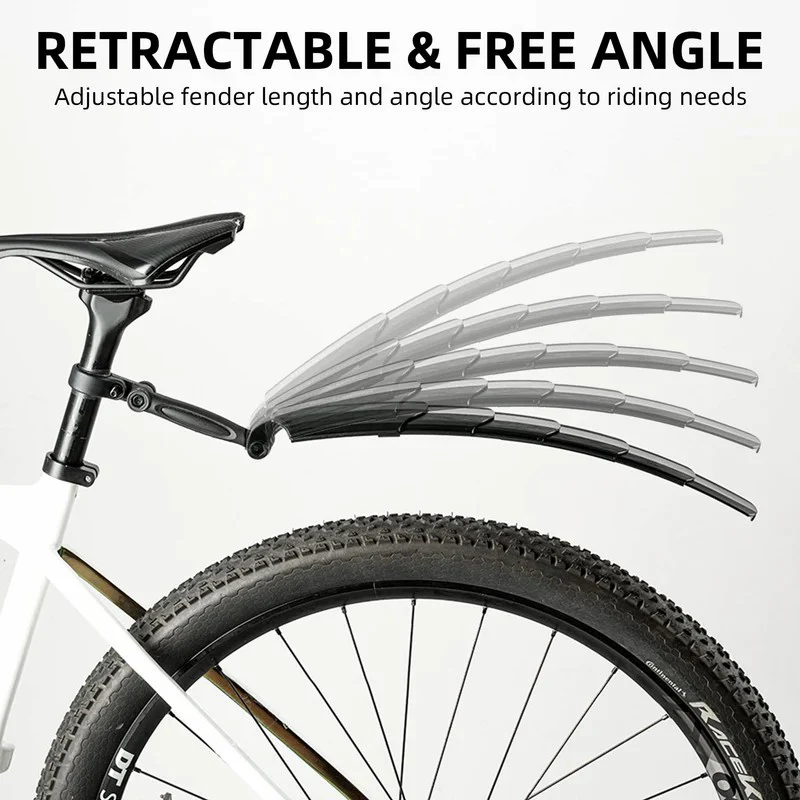 Retractable Front & Rear Bike Fender - Image 4