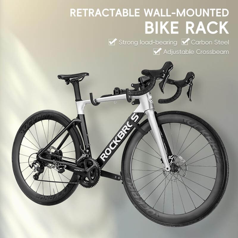 Retractable Wall-Mounted Bike Rack Space-Saving Bike Storage - Image 3