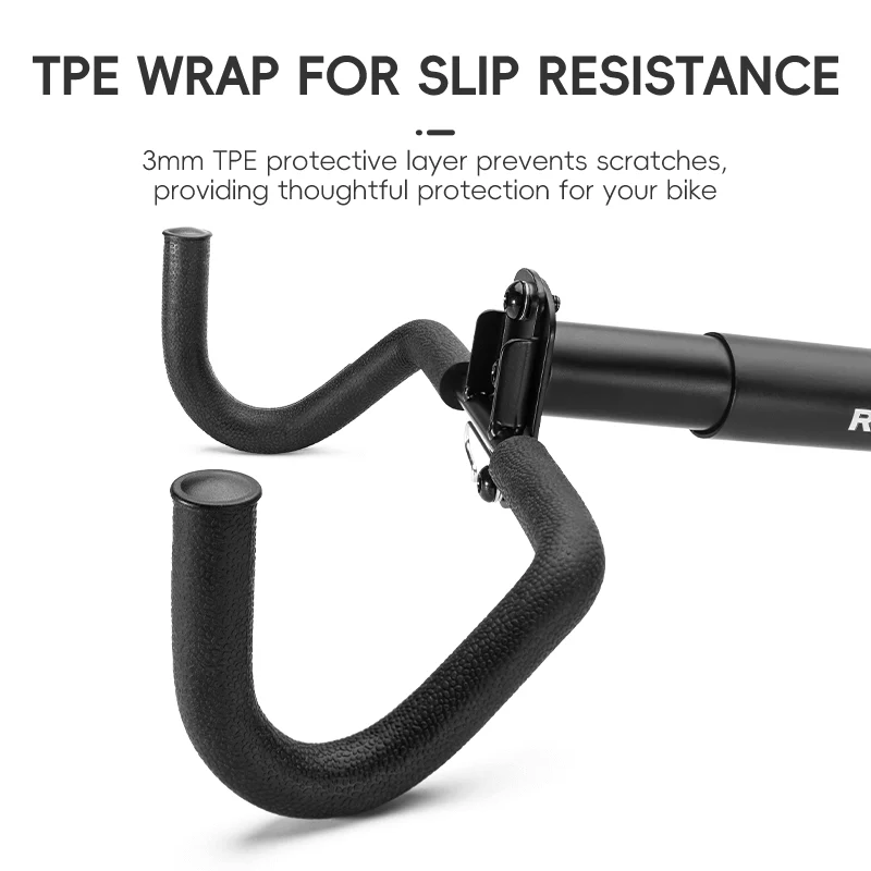 Retractable Wall-Mounted Bike Rack Space-Saving Bike Storage - Image 9
