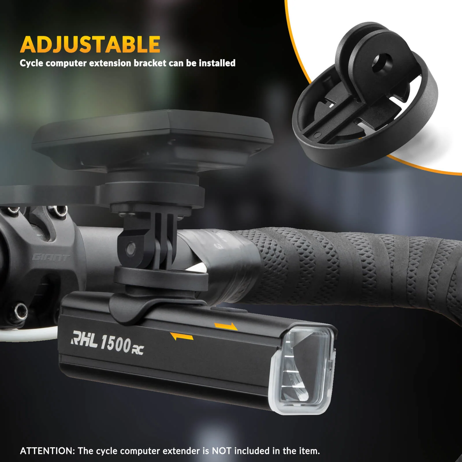 RHL1500 Bike Front Light with Intelligent Temperature Control - Image 7