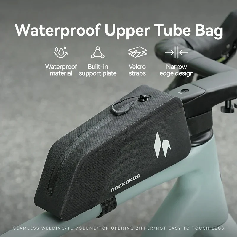 RideMate Bike Top Tube Bag - 1L - Image 4